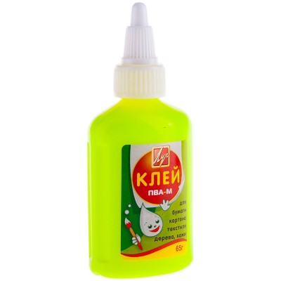 Клей ПВА-М 65 г.(желтый флакон) Артикул 20С 1352-08