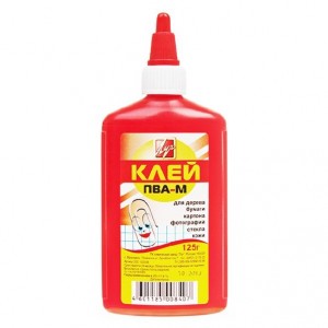 Клей ПВА-М 125 г.(красный флакон)