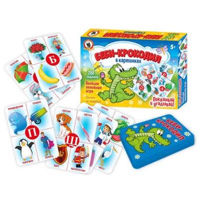 Игра "Беби-Крокодил" в картинках 5+ Артикул 3720