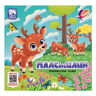 Пластилин "ZOO" 24 цвета Артикул 30С 1809-08