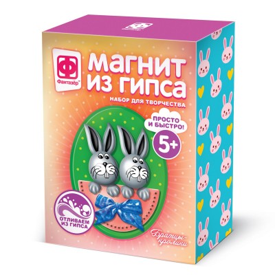 Магнит из гипса Братцы-кролики Артикул 707225