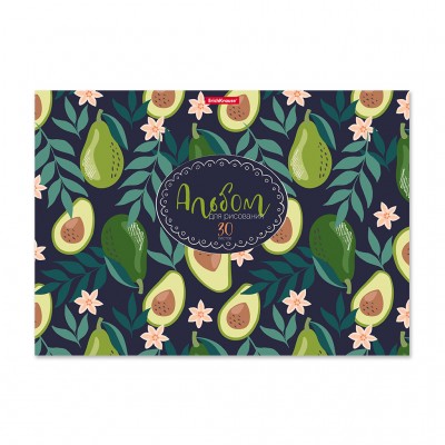 Альбом для рисования на клею ErichKrause® Avocado Dusk, А4, 30 листов Артикул 53175