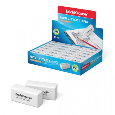 Ластик ErichKrause® Nice Little Thing (в коробке по 48 шт.) Артикул 7027