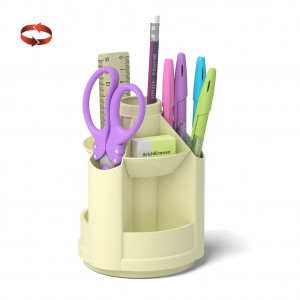 Набор настольный на вращающейся подставке ErichKrause® Mini Desk, Pastel, желтый