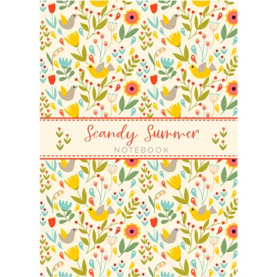 Блокнот "Scandy summer"А5 96 листов, обл 7БЦ, печатный блок 70г/м2 Артикул 3128