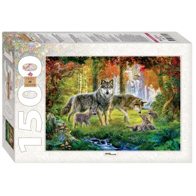 Мозаика "puzzle" 1500 "Волки" (new) Артикул 83074