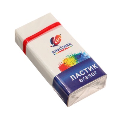 Ластик "Классика" К5 (40*19*10 мм) в обертке Артикул 31С 2044-08