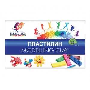 Пластилин "Классика" 32 цв