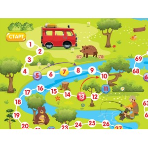 Игра настольная ходилка "В лесу"