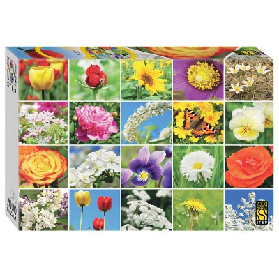 Мозаика "puzzle" 2000 "Цветы. Коллаж" Артикул 84052