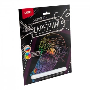Скретчинг 18*24см Животные "Сова"