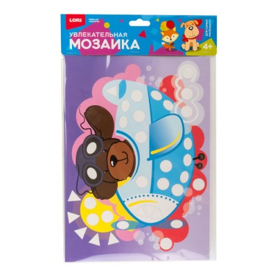 Увлекательная мозаика (набор большой) "Собачка-пилот" Артикул Км-009
