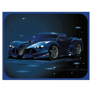 Папка школьника HERO CAR А4, 335*260*60 мм, с ручками, ткань с печатью