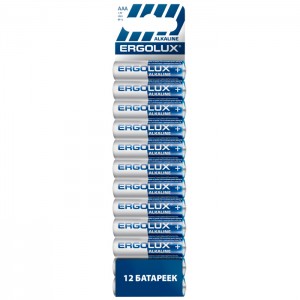 Элемент питания Ergolux Alkaline ВР 12 LR03 (ПРОМО LR03 ВР12 ААА 1,5В)