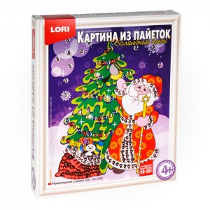 Картина из пайеток "Новогодняя сказка"