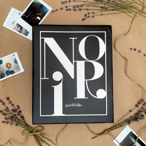 Фотоальбом на 100 фото 15х20 см, пластик. листы "portfolio" черный 