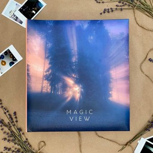 Фотоальбом на 50 магнитных листов 23х28 см, кольца "magic view" Вспышка 