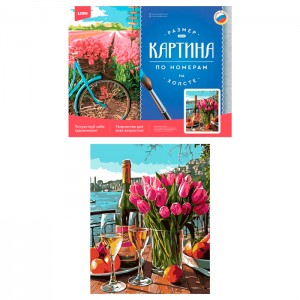 Картина по номерам холст на подрамнике 40*50см "Свидание на побережье"