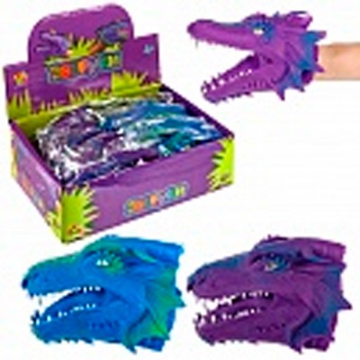 1toy Зверуки большие на руку "Драконы", 2 вида, 12 шт в д/б Артикул Т24856