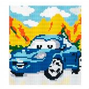 Алмазная мозаика 20Х20см МАШИНКА