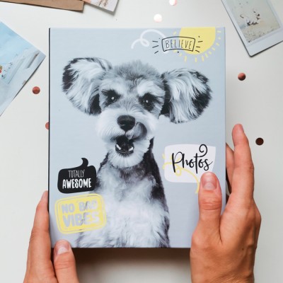 Фотоальбом на 200 фото 10х15 см, пластик. листы "fluffy pets" Гав Артикул FA 200.003-1