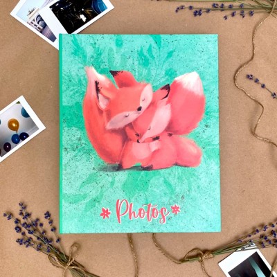 Фотоальбом на 200 фото 10х15 см, пластик. листы "foxy life" Лисья жизнь Артикул FA 200.012