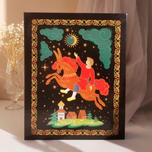Фотоальбом на 200 фото 10х15 см, пластик. листы "Russian souvenir" Молодец