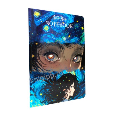Gatto Rosso. Блокнот в линию Звёздный Notebook. ВЗГЛЯД