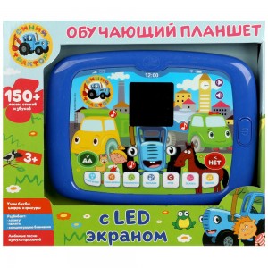 Обучающий планшет с led-экраном 150 песен,стихов,звуков. СИНИЙ ТРАКТОР в кор. Умка