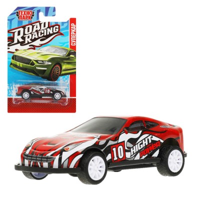 Машина металл ROAD RACING СУПЕРКАР 7,5 см, в ассорт, блист., инерц Технопарк