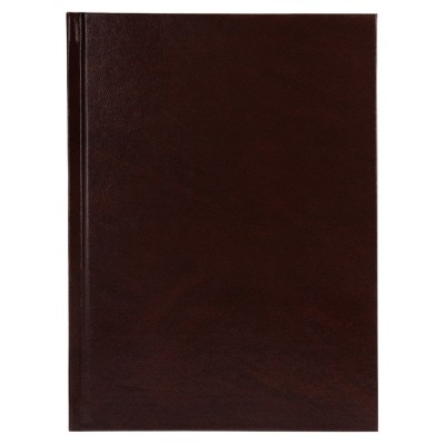 Ежедневник А5, 128 л. Коричневый, бумвинил недатированный