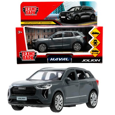 Машина металл haval jolion 12 см, двери, багаж, темно-серый
