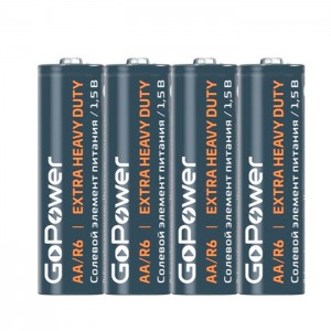 Батарейка GoPower R03 AAA Shrink 4 Heavy Duty1.5V