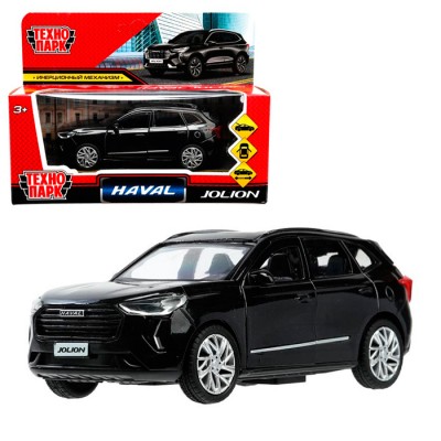 Машина металл haval jolion 12 см, двери, багаж, черн, кор. Технопарк