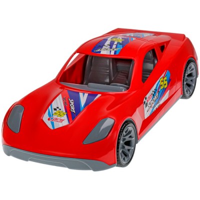 Машинка  Turbo "V-MAX" красная 40 см
