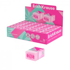 Ластик ErichKrause Candy (в коробке по 36 шт.)