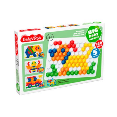 Мозаика шестигранная d25/120 эл Baby Toys
