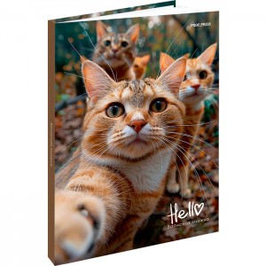 Записная книжка А5 160л., Фотография котиков
