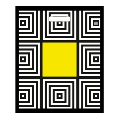 Пакет 38х45+6см (60) (Желтый квадрат) Тико