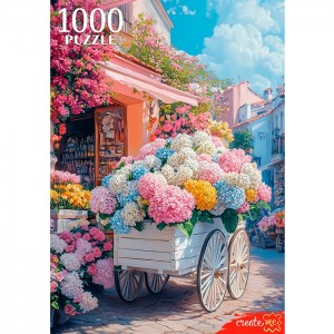 Пазлы 1000 элементов. Цветочная лавка 16+