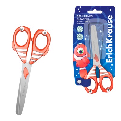 Ножницы ErichKrause Sea Friends Clownfish 13.5 см