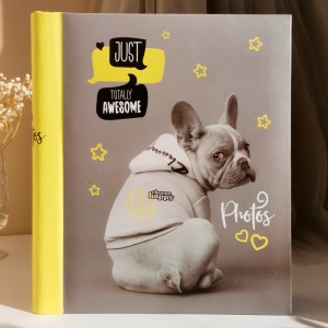 Фотоальбом на 10 магнитных листов 23х28 см, внутр. спираль "fluffy pets" Гррр