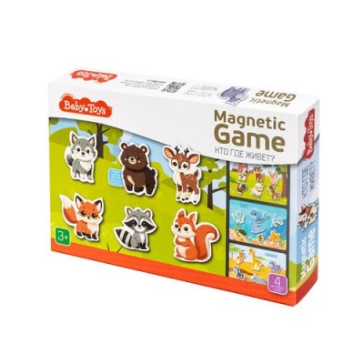 Игра магнитная "Кто где живет?" Магнитные игры