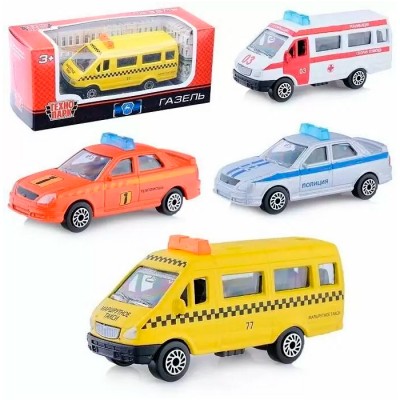 Машина металл СПЕЦТЕХНИКА, 7,5 см, в ассорт., кор. Технопарк