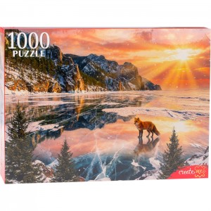 Пазлы 1000 элементов. Зимний Байкал
