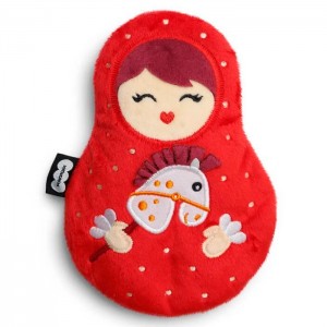 Игрушка «Мякиши» с вишнёвыми косточками (Матрёшка с лошадкой)