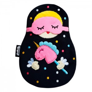Игрушка «Мякиши» с вишнёвыми косточками (Матрёшка в маске с единорогом)